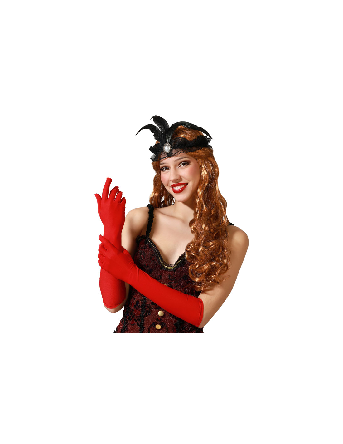 Gants Métallisés Rouges pour déguisement[Achat en ligne Gants Métallisés Rouges pour déguisement[Achat en ligne