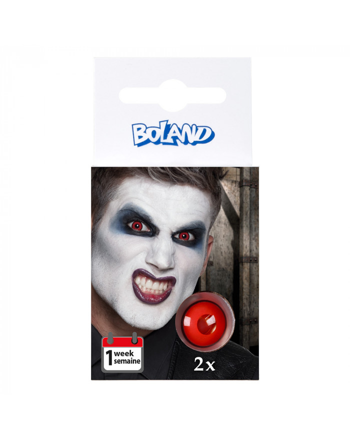 Lentilles Halloween Rouges... • Fun Party