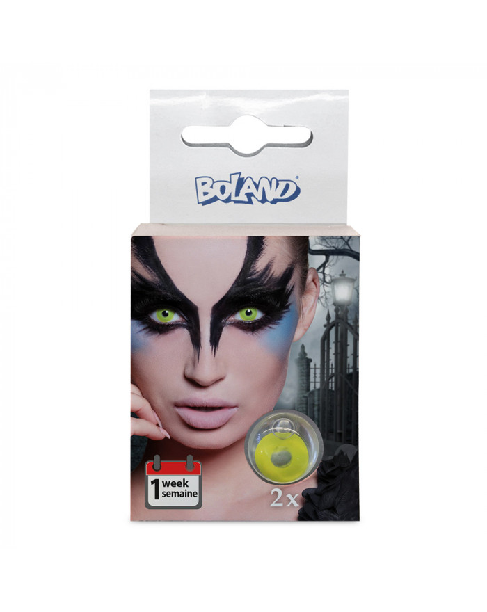 Lentilles Jaunes Fluo... • Fun Party