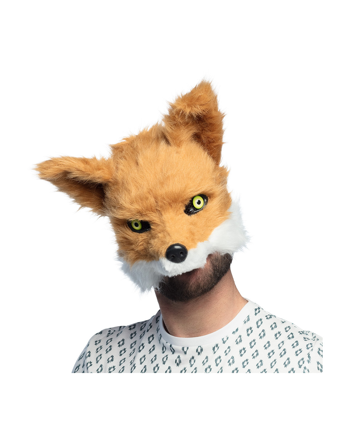 Masques de renard en latex réalistes - Costumes d'Halloween et plus