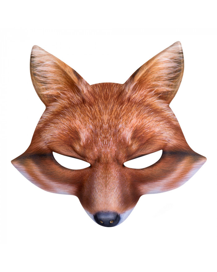 Masque Renard Adulte en PVC... • Fun Party