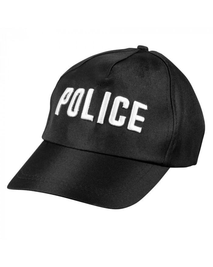 Casquette Police Noire... • Fun Party