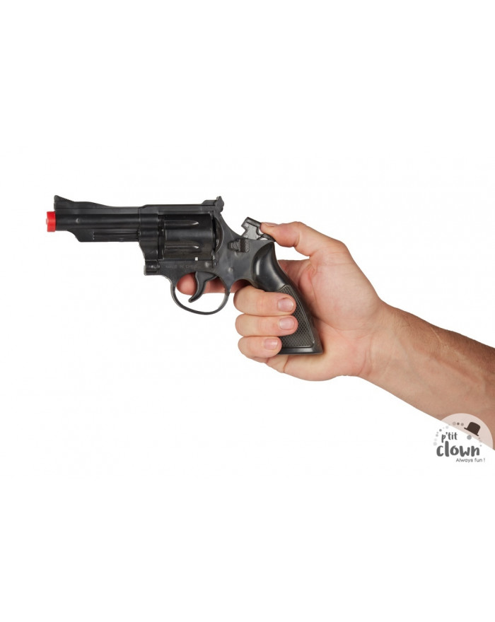 Revolver Noir Factice 25 cm... • Fun Party