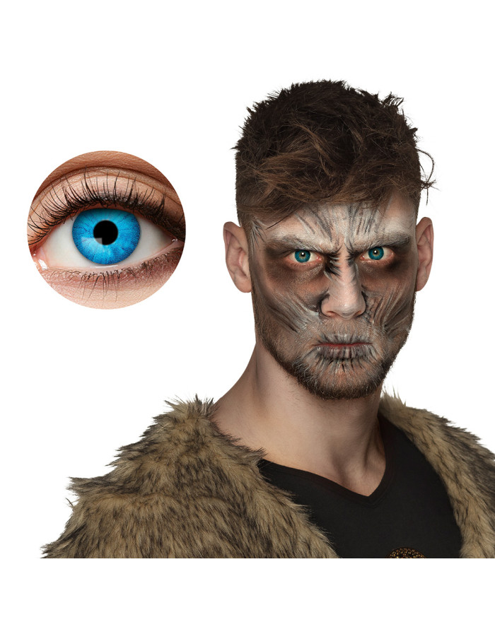 Lentilles Loup-Garou Bleues... • Fun Party