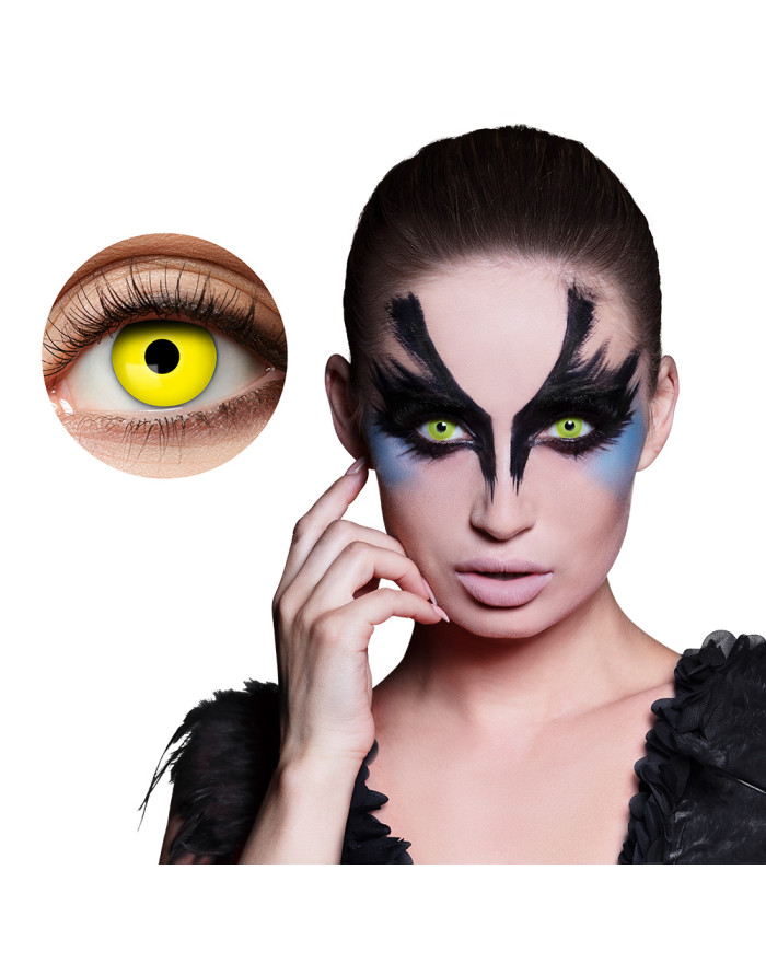 Lentilles Jaunes Fluo... • Fun Party