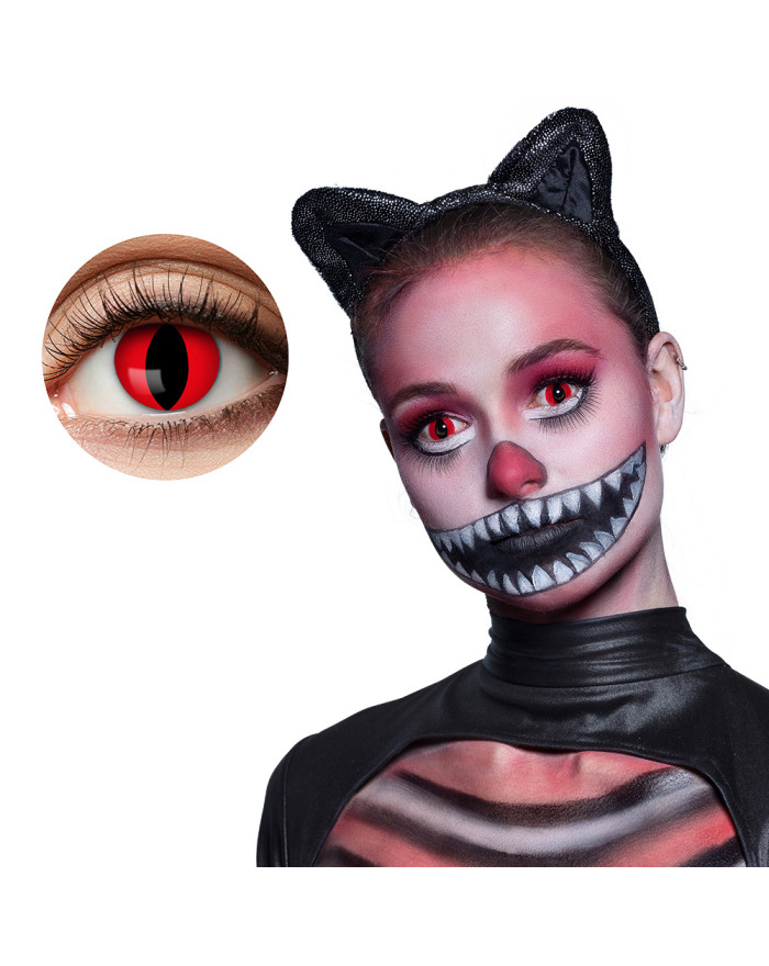 Lentilles Rouges Yeux de... • Fun Party