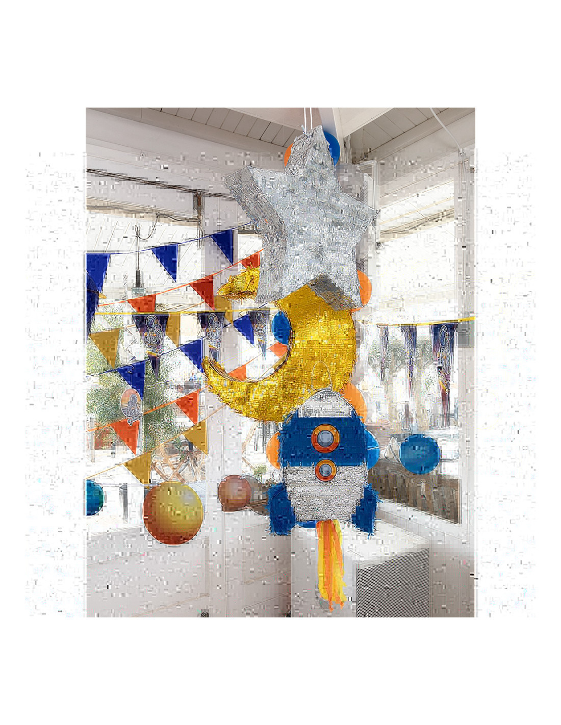 CONVER PARTY Piñata Astronaute 30 CM - Idéale Pour Anniversaires Enfants Et Fêtes à Thème