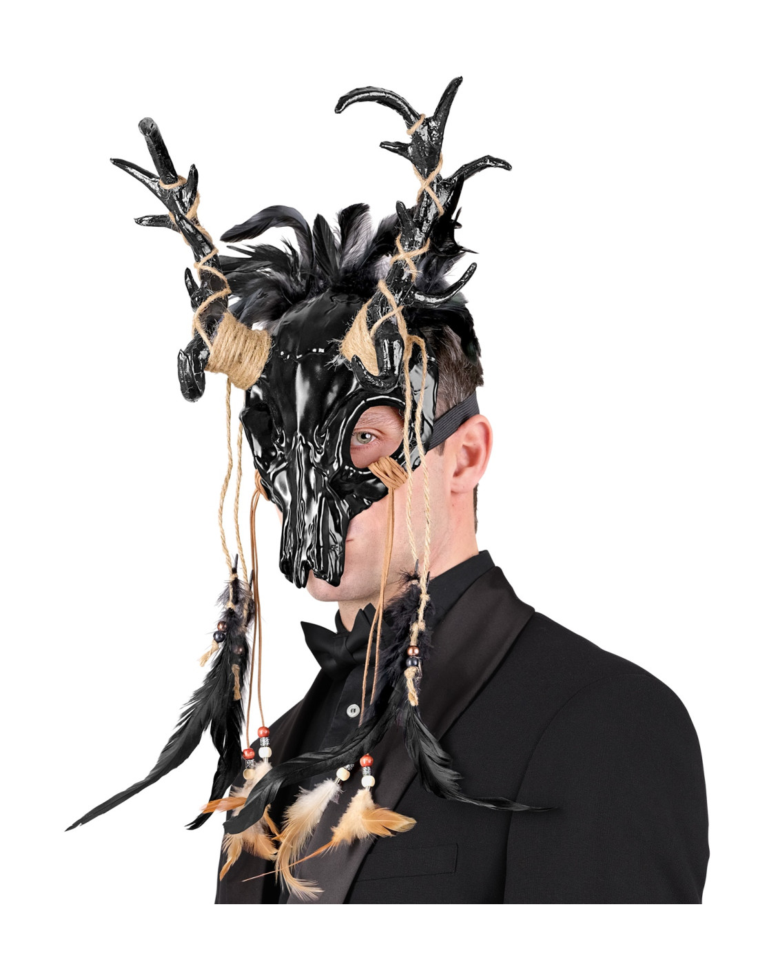 Bandeau Corne De Cerf Fait Main - Accessoire Cosplay, Halloween, Bal Masqué Pour Fille