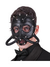 Masque Cyber Punk Noir avec Pointes et Élastique Adulte