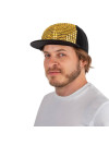 Casquette  rappeur bling bling
