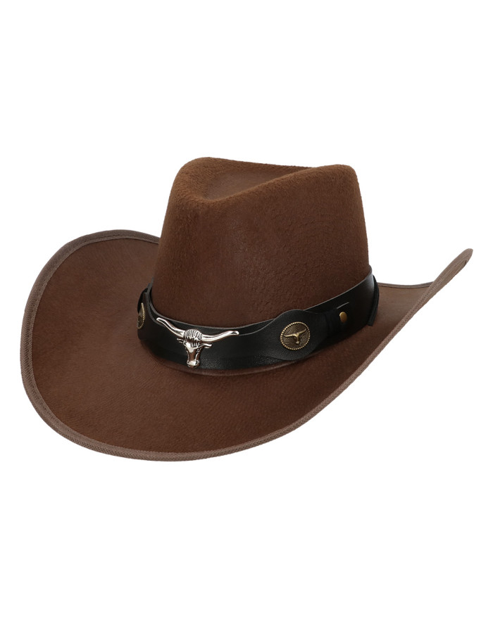 Chapeau Cowboy Marron... • Fun Party