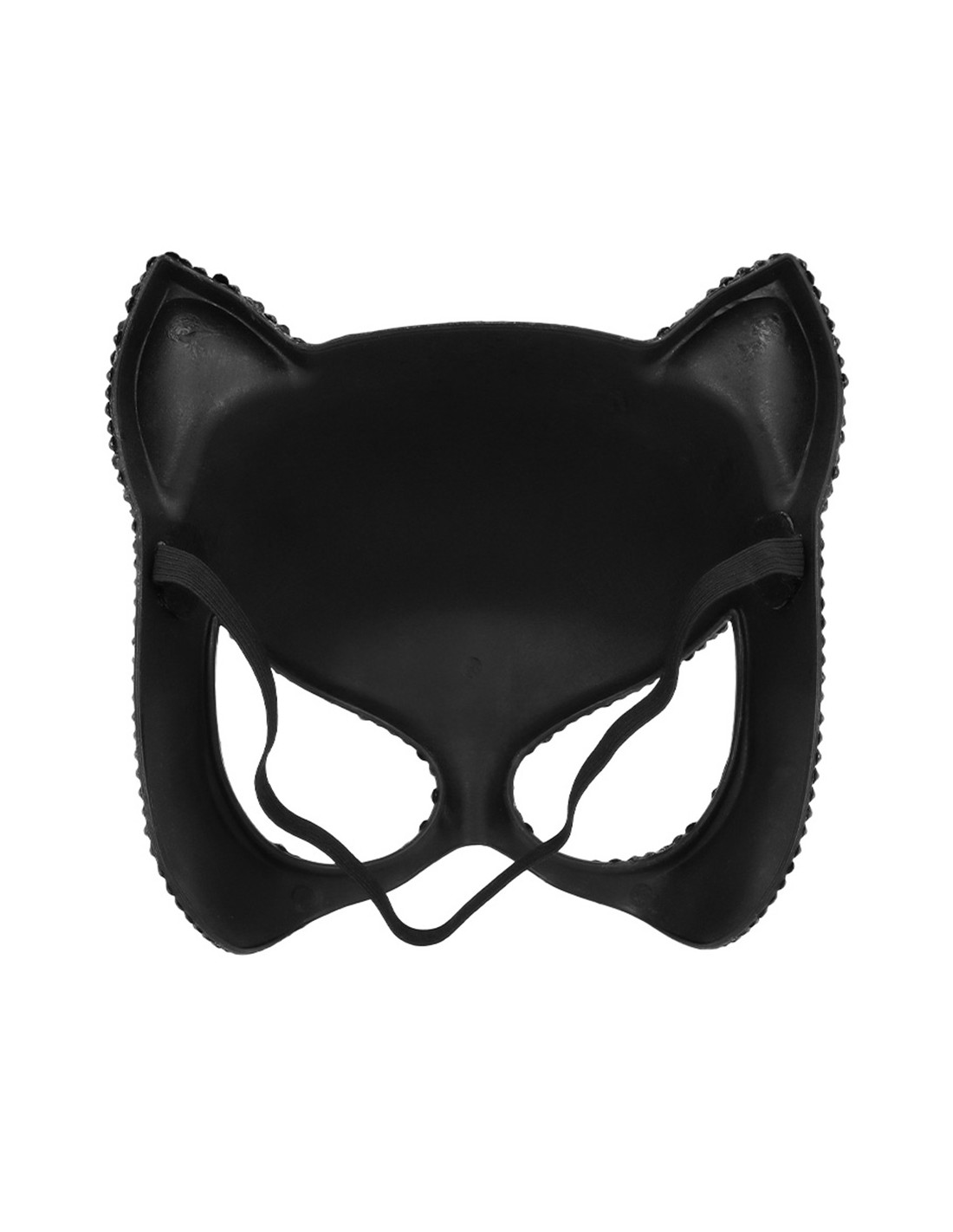 IYOU Masque en maille de cristal brillant noir pour bal masqué avec strass étincelants pour fête d'Halloween, costume de génie à paillettes pour femmes
