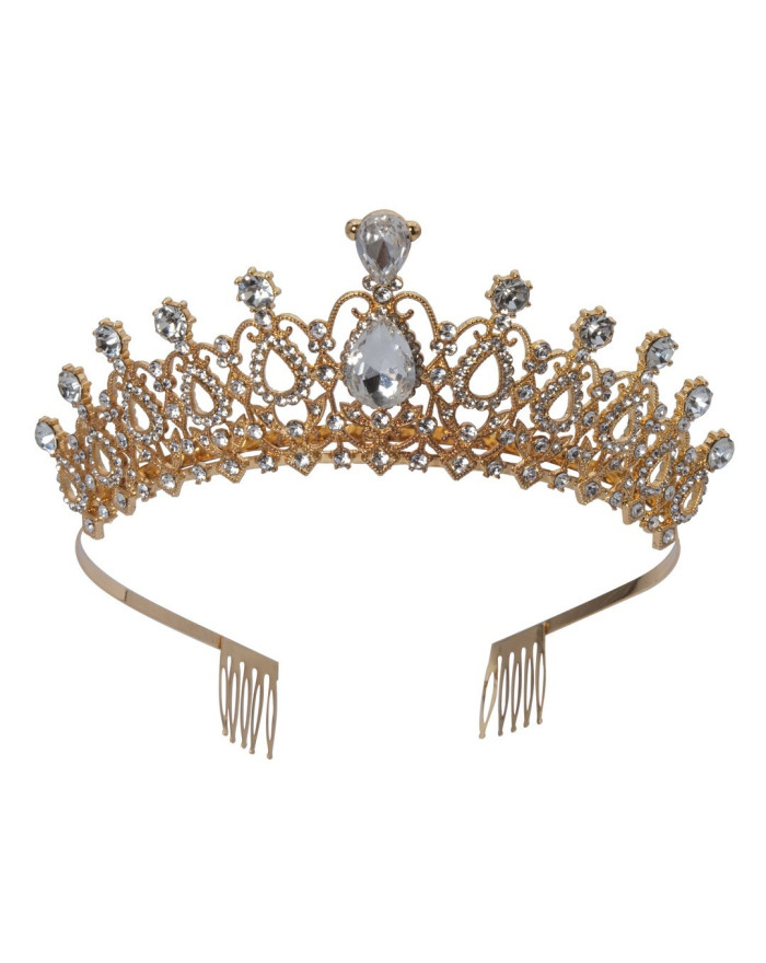 Diadème Princesse Luxe Doré... • Fun Party