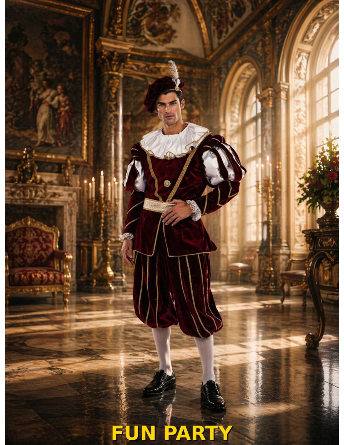 The Prince Renaissance Location costume prince Renaissance – costume noble | FUN PARTY Paris
