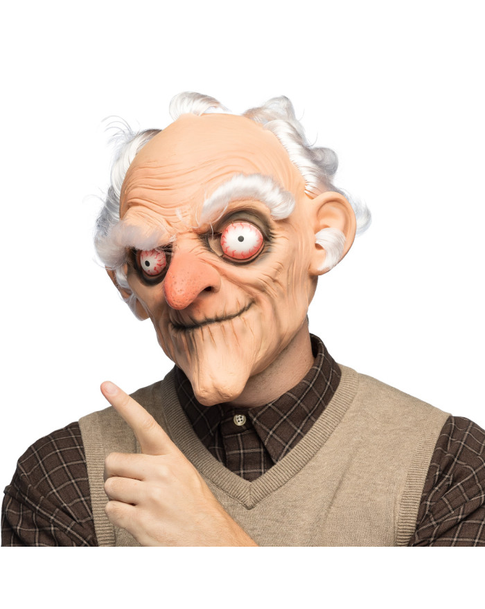 Masque Vieil Homme Fou aux... • Fun Party