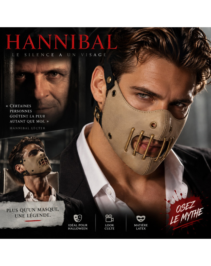 Masque Hannibal Premium en... • Fun Party