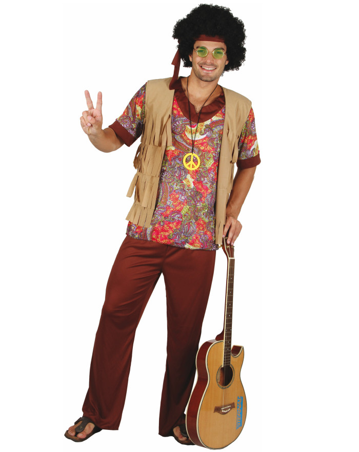 Déguisement Hippie Homme –... • Fun Party