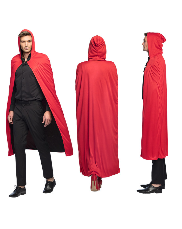 CAPE ROUGE ET NOIRE HOMME... • Fun Party