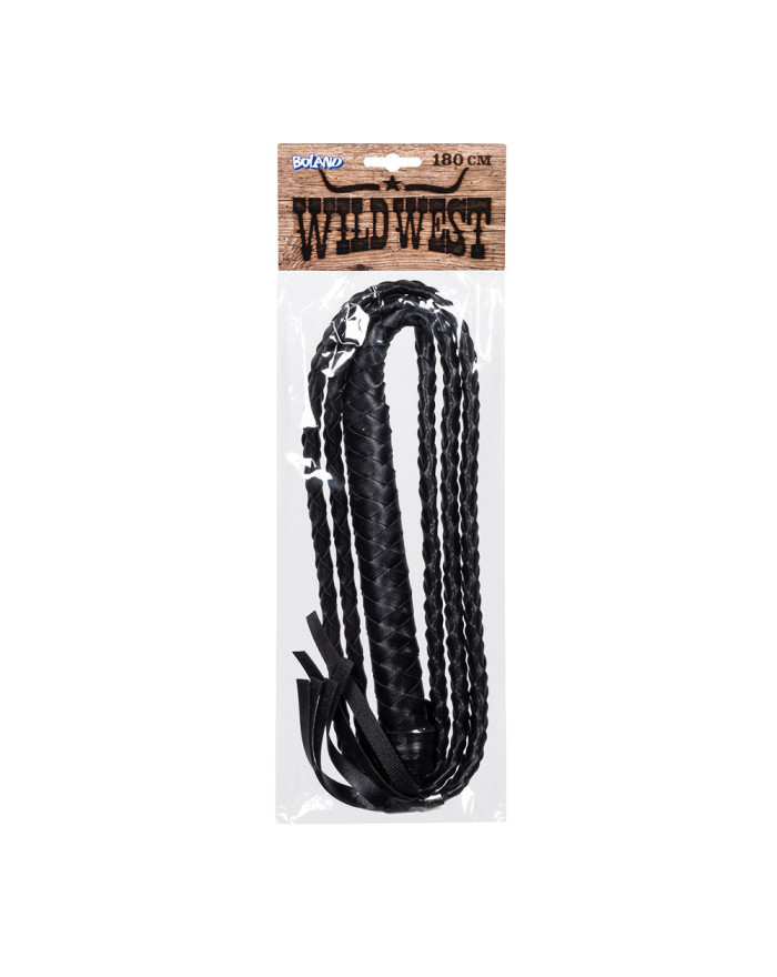 Fouet Noir 200 cm –... • Fun Party