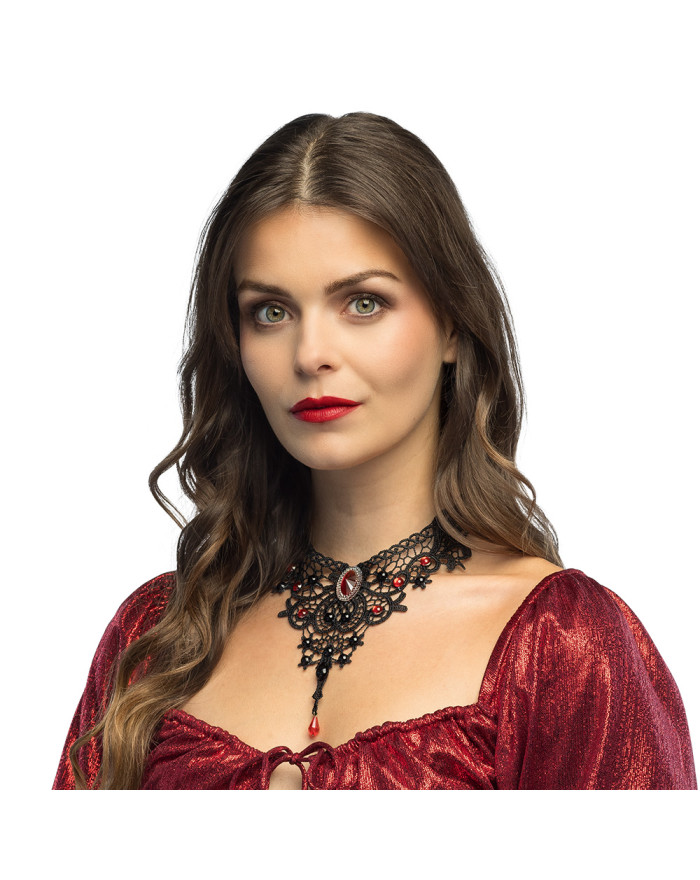 Collier Gothique Femme en... • Fun Party