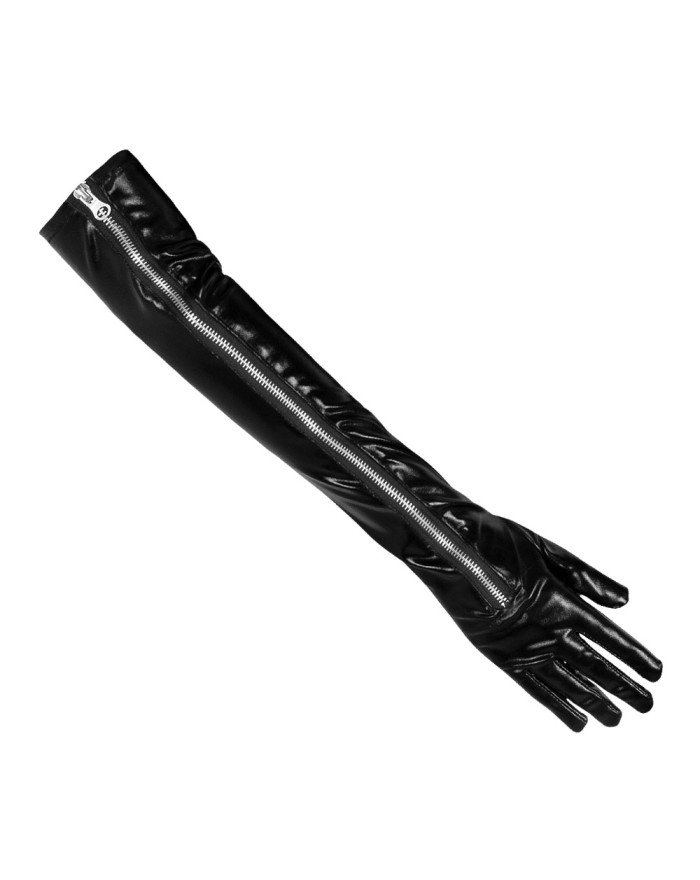 Gants Longs Noirs Femme... • Fun Party