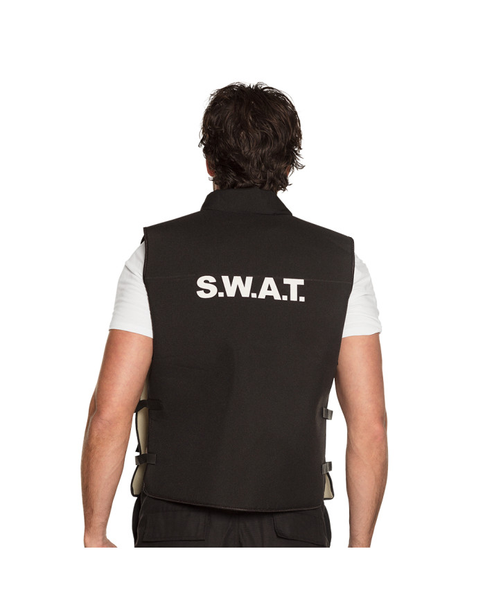 Gilet Pare-Balles SWAT Noir... • Fun Party