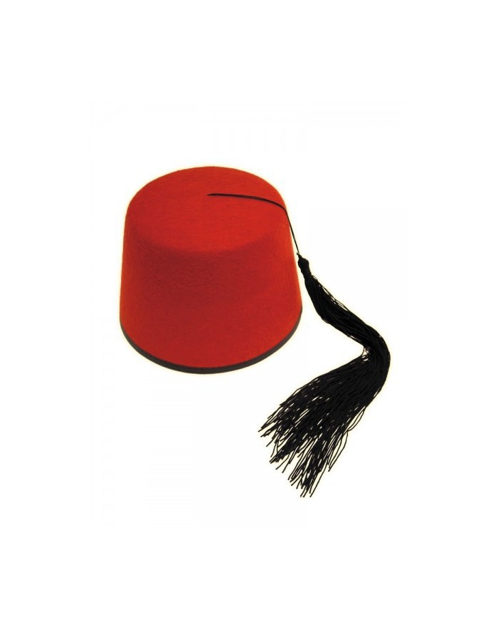 Chapeau Fez Rouge avec... • Fun Party