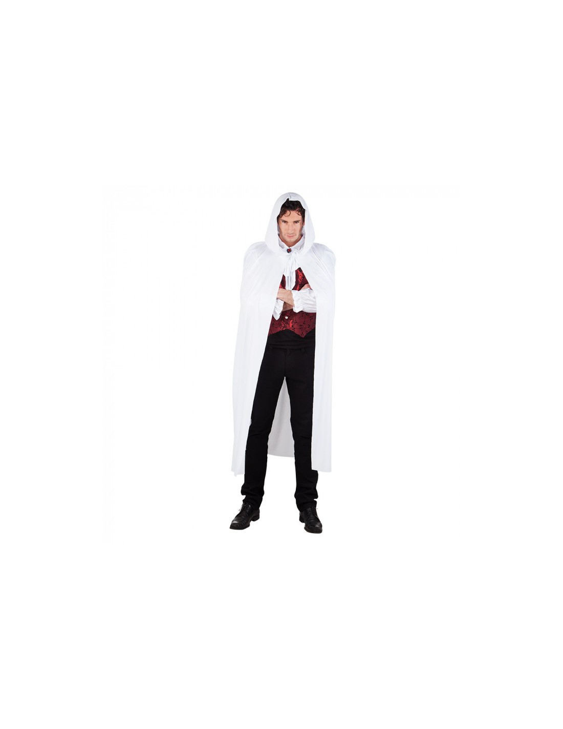 Cape à Capuche Unisexe – 150 Cm, Noire, Respirante, Pour Déguisement Halloween, Cosplay Et Soirées