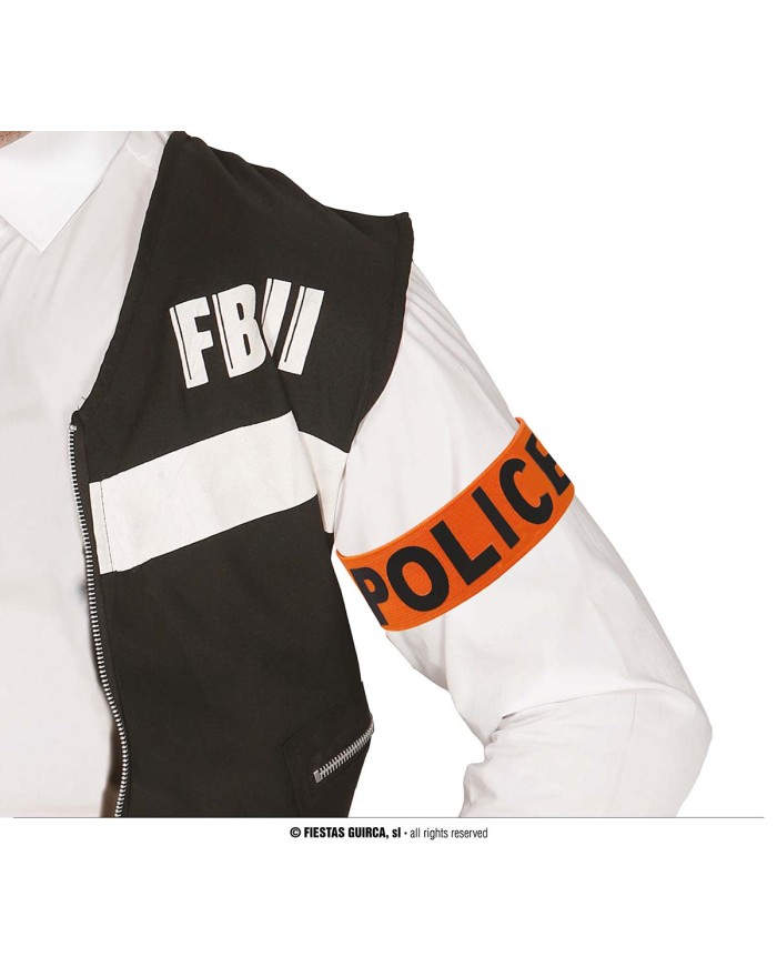 Brassard Police Orange avec... • Fun Party