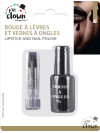Vernis à ongles et rouge à lèvres - noir